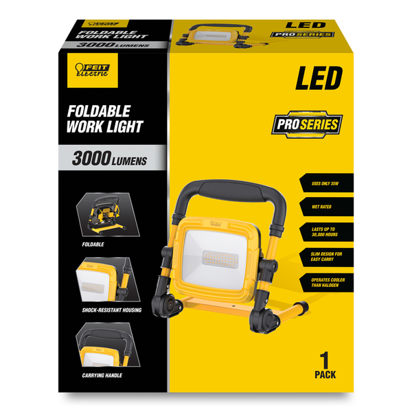 Feit Electric LED CRD WORK LT 3000L WORK3000XLPLUGF